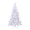 vidaXL &Aacute;rvore de Natal Artificial com 300 LEDs Branco 240 cm PVC e A&ccedil;o