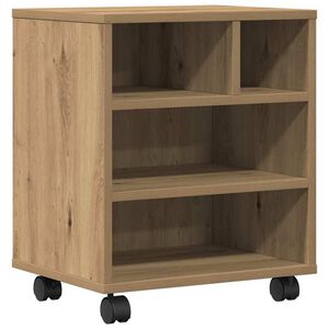 vidaXL Suporte para Impressora Carvalho Arttisan 41 x 32 x 48 cm