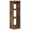 vidaXL Arm&aacute;rio lateral Carvalho Fumado 40 x 40 x 100 cm