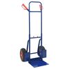 vidaXL Carrinho de M&atilde;o Extens&iacute;vel Azul e Vermelho 49,5 x 53 x 114 cm