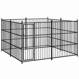 vidaXL Canil de exterior 300x300x185 cm