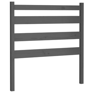 vidaXL Cabeceira de cama 96x4x100 cm pinho maci&ccedil;o cinzento
