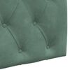 vidaXL Cabeceira Suspensa Verde do Mar 190 x 55 x 7 cm Veludo