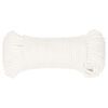 vidaXL Corda de barco 4 mm 500 m polipropileno branco completo