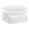 vidaXL Conjunto de Edredom 3 unid. Branco Pena de ganso