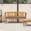 vidaXL Banco de Rosa Natural 157 x 46 x 82,5 cm