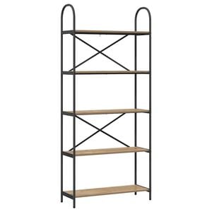 vidaXL Estante Carvalho Artesanal 80 x 30 x 183 cm Madeira processada