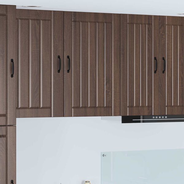 vidaXL Arm&aacute;rio de Cozinha Lucca Carvalho Castanho 50 x 31 x 80 cm