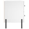 vidaXL Mesas de cabeceira 2 pcs 40x35x47,5 cm deriv. de madeira branco