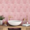 vidaXL Azulejo Retangular 20 pcs Rosa 29 x 23 x 0,08 cm