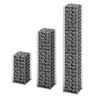 vidaXL Conjunto de gabi&otilde;es 3 pcs arame galvanizado