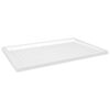 vidaXL Base de chuveiro com pontos 80x120x4 cm ABS branco