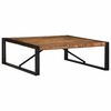 vidaXL Mesa de centro multicor 100x100x35 cm madeira maci&ccedil;a recuperada