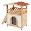 Kerbl Casa para gatos Tyrol Alpin 88x57x77 cm castanho-claro