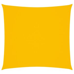 vidaXL Para-sol estilo vela tecido oxford quadrado 2x2 m amarelo