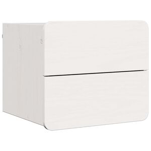 vidaXL Mesa-de-cabeceira com gaveta Branco 39 x 34 x 33 cm