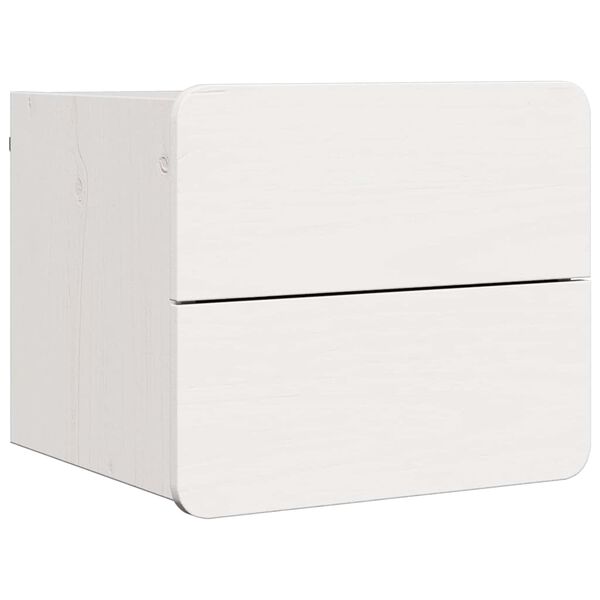 vidaXL Mesa-de-cabeceira com gaveta Branco 39 x 34 x 33 cm