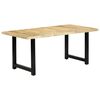 vidaXL Mesa de jantar 180x90x76 cm madeira de mangueira maci&ccedil;a