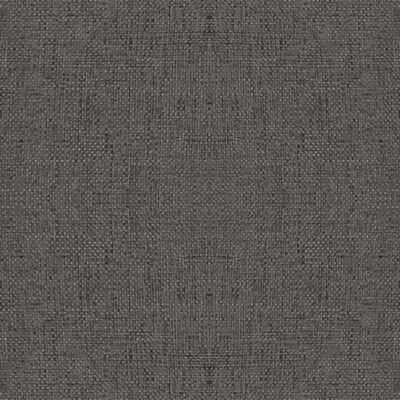 vidaXL Cadeira de jantar giratória tecido cinzento-escuro
