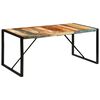 vidaXL Mesa de jantar 175x90x76 cm madeira recuperada maciça