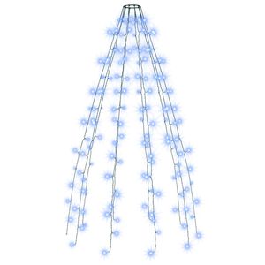 vidaXL Cord&atilde;o de luzes &aacute;rvore de Natal 150 luzes LED 150 cm azul