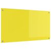 vidaXL Painel de cozinha Amarelo 110 x 60 cm vidro temperado