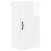 vidaXL Arm&aacute;rio de Parede LUCCA Branco Brilhante 40 x 31 x 80 cm