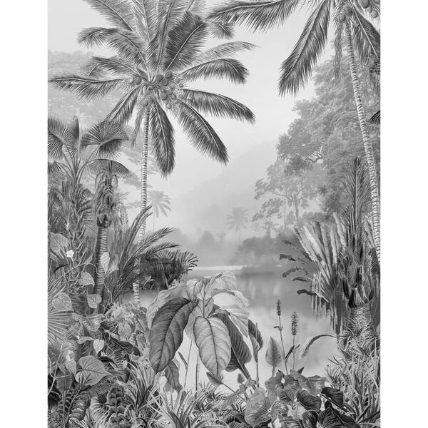 Komar Fotomural Lac Tropical Black & White 200x270 cm