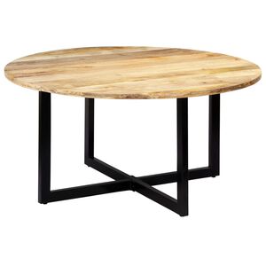 vidaXL Mesa de jantar 150x73 cm madeira de mangueira maci&ccedil;a