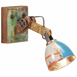 vidaXL Candeeiro de parede redondo estilo industrial E27 multicor