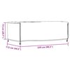 vidaXL Capas m&oacute;veis de jardim 2pcs 229x113x73cm imperme&aacute;vel 420D preto