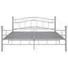 vidaXL Estrutura de cama 200x200 cm metal cinzento