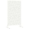 vidaXL Protetor de Privacidade 100 x 50 x 180 cm A&ccedil;o Branco