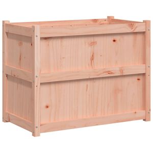 vidaXL Vaso/floreira de jardim 90x50x70 cm madeira de douglas maci&ccedil;a