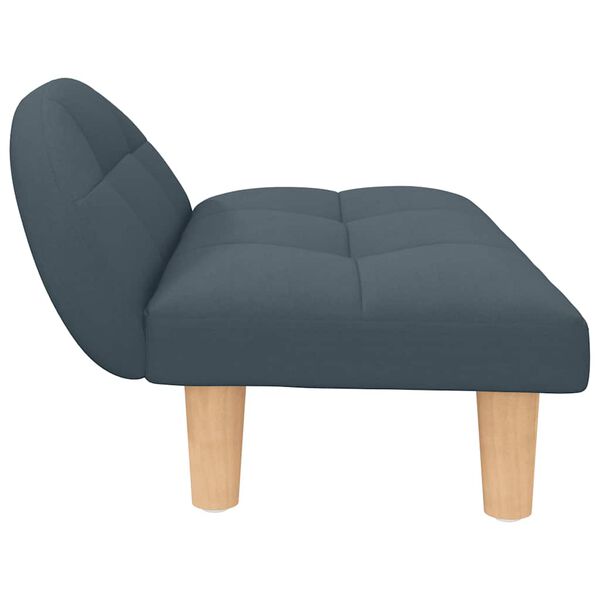 vidaXL Cama para c&atilde;es 70x52x30 cm tecido cinzento-escuro