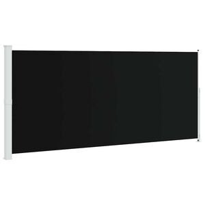 vidaXL Toldo lateral retr&aacute;til para p&aacute;tio 220x500 cm preto
