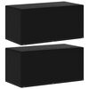 vidaXL Capas p/ mob&iacute;lia de jardim 2 pcs 6 ilh&oacute;s 160x80x75 cm
