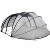 vidaXL Tenda de Piscina Domo Transparente 538 x 440 x 204 cm PVC