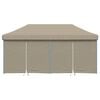 vidaXL Tenda Pop-up Cinzento-acastanhado 580 x 292 x 315 cm