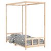 vidaXL Estrutura de cama infantil 90x190 cm madeira de pinho maci&ccedil;a