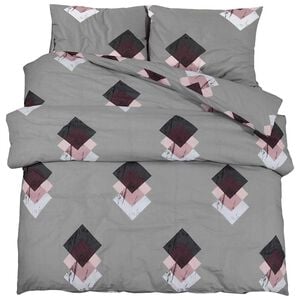 vidaXL Conjunto de capa de edred&atilde;o 240x220 cm algod&atilde;o multicor