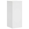 vidaXL Suportes p/ plantas 2 pcs 30x30x70 cm derivados madeira branco