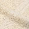 vidaXL Toalhas de banho FROGN 4 pcs 70x140 cm 360 g/m&sup2; creme