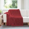 vidaXL Cobertor Vermelho Bordeaux 200 x 150 cm L&atilde;
