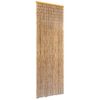 vidaXL Cortina de porta anti-insetos para autocaravana em bambu 56x185 cm