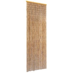 vidaXL Cortina de porta anti-insetos para autocaravana em bambu 56x185 cm