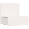 vidaXL Mesa-de-cabeceira com gaveta 2 pcs Branco 44 x 32,5 x 40 cm