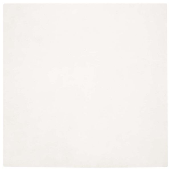 vidaXL Tapete de Pelo Sint&eacute;tico de Coelho Olite Creme 120 x 120 cm