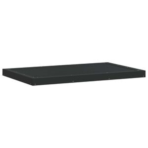 vidaXL Placa de Base do Chuveiro Preto 101 x 63 x 5,5 cm WPC
