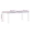vidaXL 5 pcs conjunto de jantar p/ jardim madeira de teca maci&ccedil;a